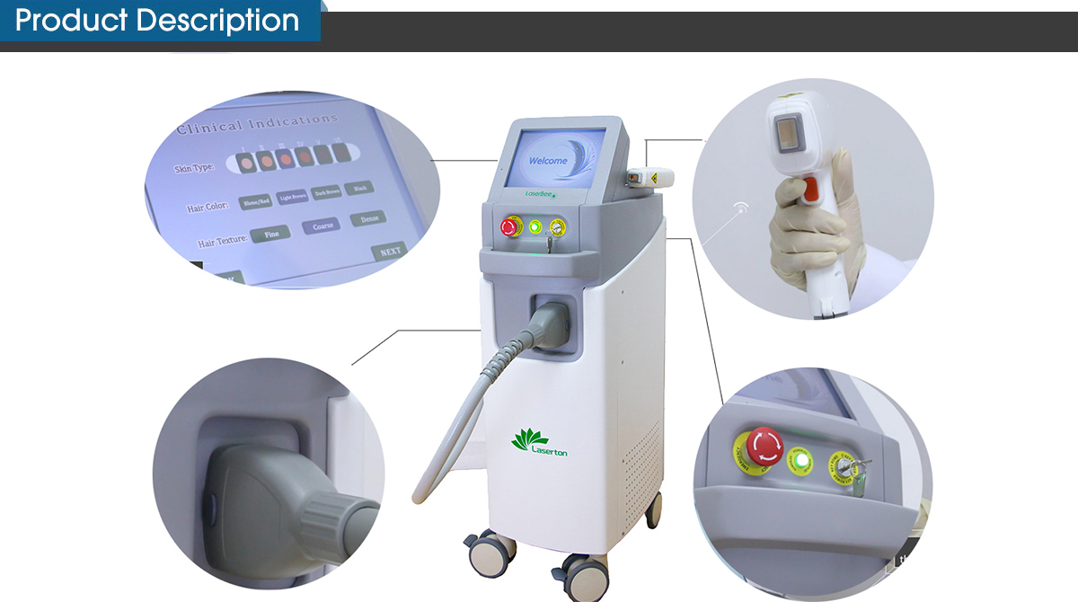 808nm Diode Laser for Hair Removal 1000W